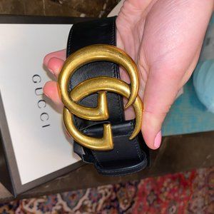 Gucci Marmont GG Buckle 95 authentic